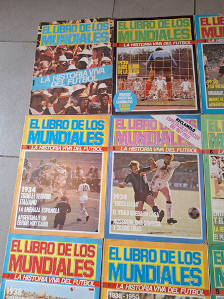 10 Revistas ( Fasciculos) El Libro De Los Mundiales 1
