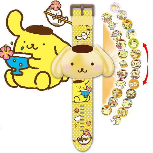 Reloj Proyector Digital Imágenes Juguete Didáctico Kitty 0