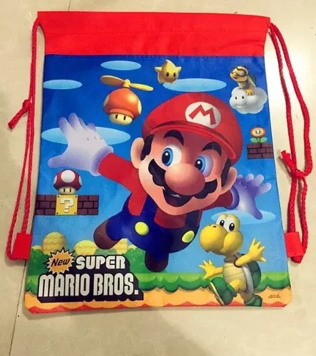 Bolsa Cordón Multiuso Infantil Super Mario 1