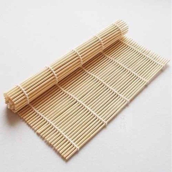 Esterilla Plana De Bambú Para Sushi  24 X 24 Cm Oferta !! 0