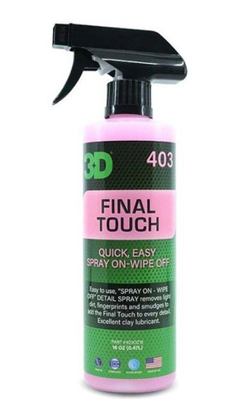 Final Touch - Quick Detailer - Brillo Final - 1/2 Lt 0 Final Touch - Quick Detailer - Brillo Final - 1/2 Lt 0
