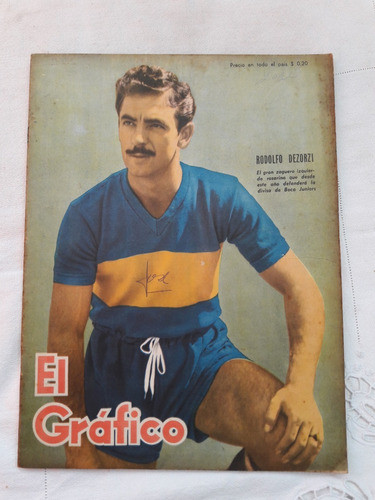 El Gráfico Nº 1339 Año 1945 Rodolfo Dezorzi Boca Sudamerican 0
