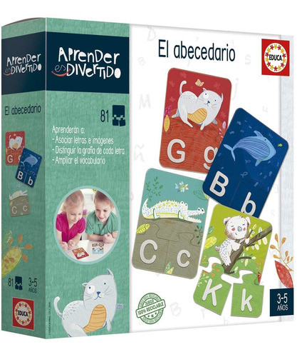 Puzzle Aprender Es Divertido Abecedario Rompecabezas Educa ® 0