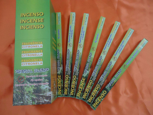 Caixa C/ 80 Unidades Incenso Citronela Repele Mosquito Mosca 1