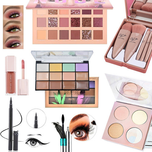 Set De Maquillajes Paleta Nude Corrector Regalo Mujer Sombra 0