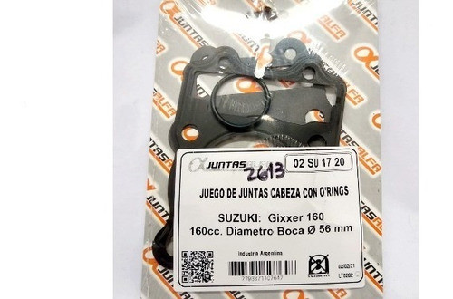 Juego Juntas Cabezal Cilindro Suzuki Gixxer Bagattini Motos 0