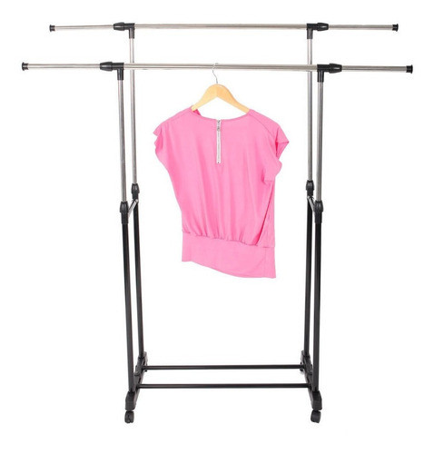 Doble Barra Horizontal Que Soporte Vertical Colgante Ropa Es 0