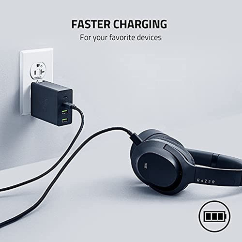 Cargador Razer Usb-c De 130 W Gan Potencia Portátil: Pequeño 1