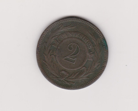 Moneda Uruguay 2 Centesimos Año 1869 H Muy Bueno + 0 Moneda Uruguay 2 Centesimos Año 1869 H Muy Bueno + 0