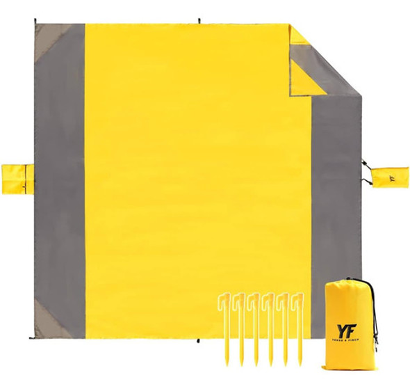 Manta Playa Lavable Impermeable 4-7 Personas 210x200cm 0 Manta Playa Lavable Impermeable 4-7 Personas 210x200cm 0