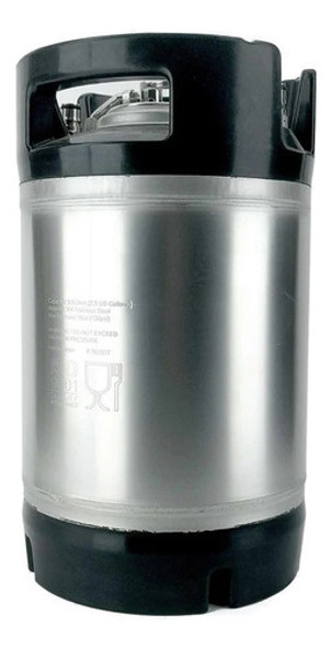 Barril Postmix 9,5 Litros Passivado Ball Lock Marca Kegland 0