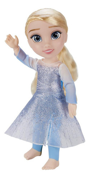 Disney Frozen 2 Elsa Doll Articulated Non-feature Dark Sea E 1