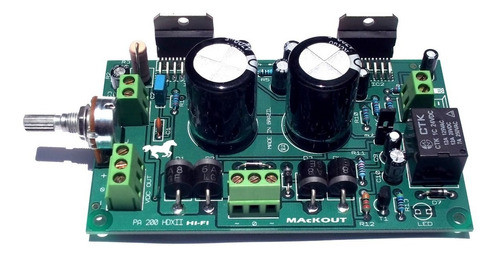 Placa Amplificador 200w Rms Pa200 Hdx2 Mackout Tda7294 1