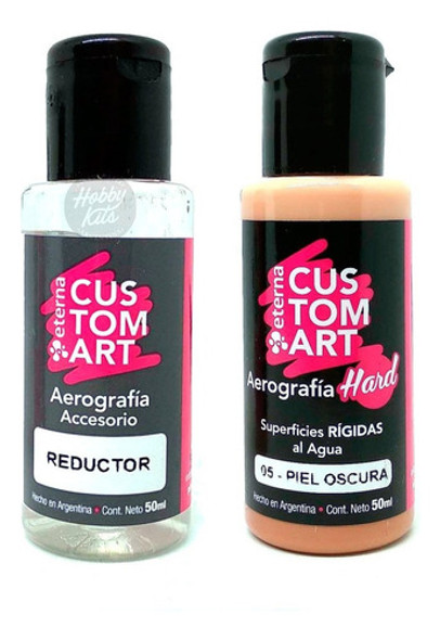 Pintura Aerográfica Eterna Custom Hard X5 Y Reductor 50ml 0