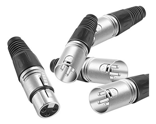 Neewer - 20-piece 3 Pin Xlr Soldadura Tipo De Conector Plate 1