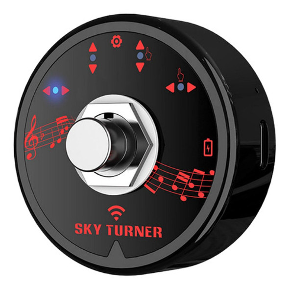 Pedal De Virada De Página De Música Recarregável Para 1