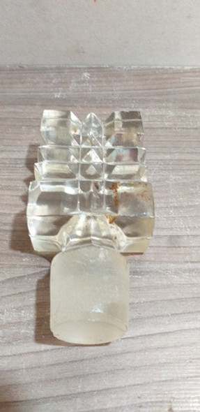 Antiguo Tapón De Vidrio Trabajado Para Botellón 1