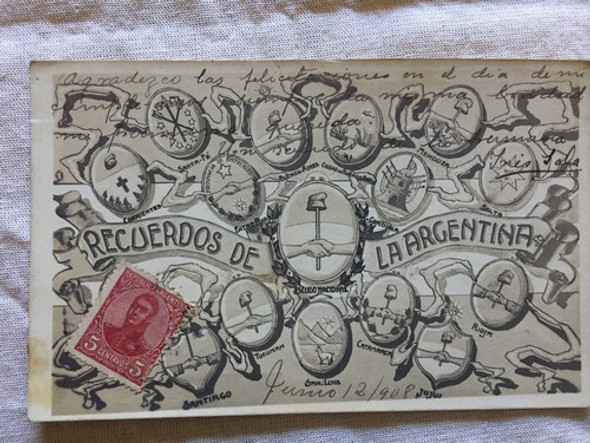 Postal Chascomus Recuerdos De Argentina 1906 0