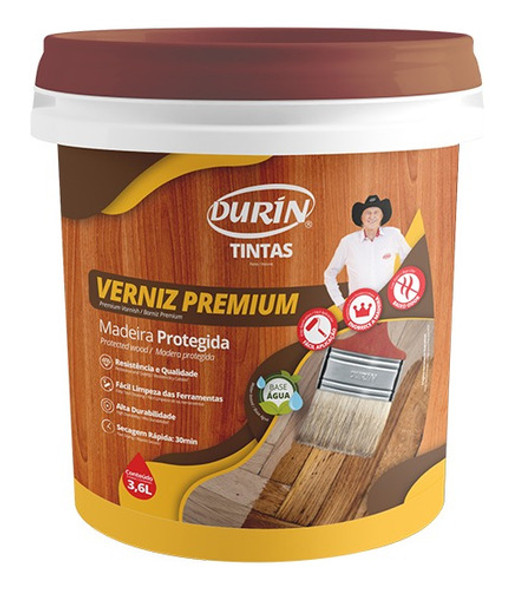 Verniz Brilhante Cerejeira Maritimo De 3,6l Durín 0