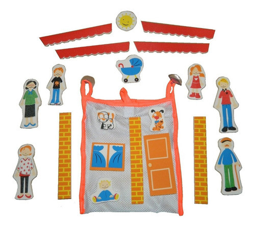 La Familia De Goma Para La Bañera Material Didáctico Bcdfg 0