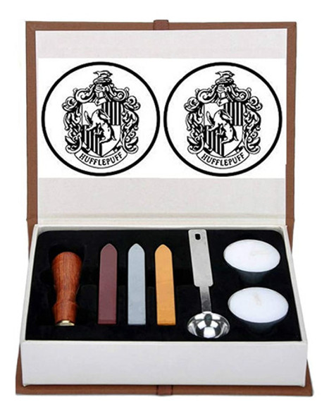 Kit De Sellos De Cera De Vihome Hogwarts Magic School Huffl. 0