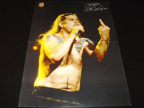 Poster Ozzy Osbourne * Virgin Steele * 40 X 28 (f028) 0