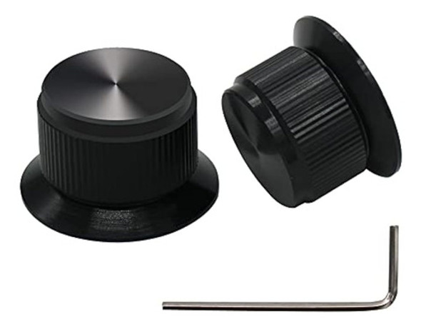 Mxuteuk 3 Perillas Negras Para Guitarra Perilla De Control D 1