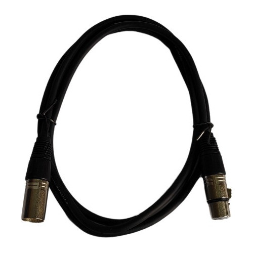 Cable Profesional Pro Audio Canon Xlr 1,8 Mts Negro Cuota 0