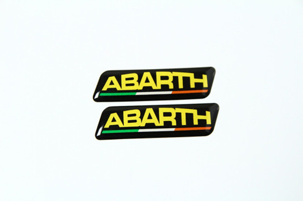 Par Adesivos Resinados Fiat Abarth Esseesse Coluna Rs06 Fgc 1