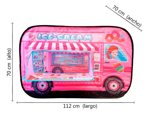 Pelotero Infantil Bus De Helados, Incluye 50 Pelotas, 11011 1
