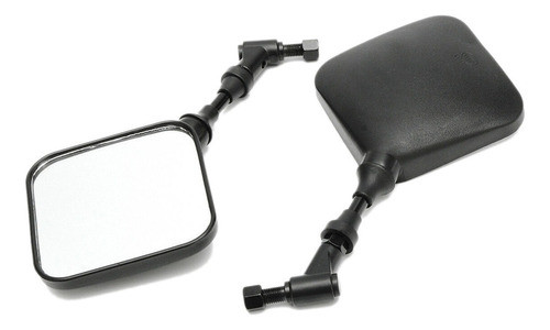 2pcs Motocicleta Espelho Retrovisor Preto Para Suzuki Dr 200 1
