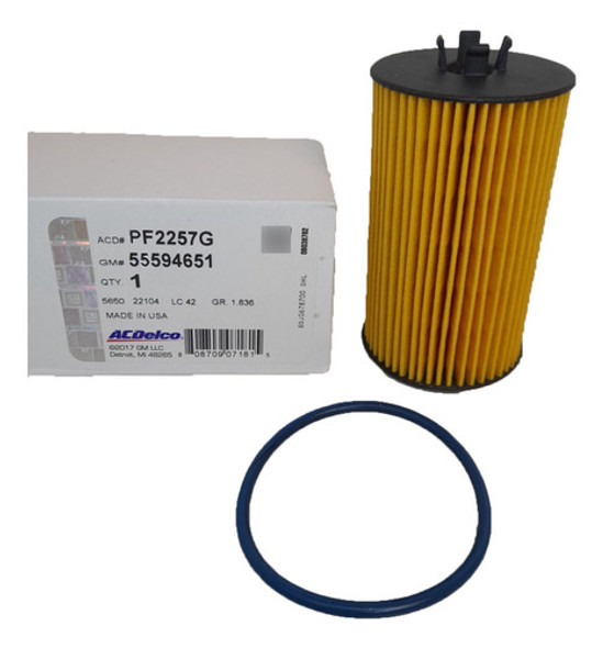 Filtro De Aceite Original Chevrolet Cruze 1.8 Sonic Tracker 1