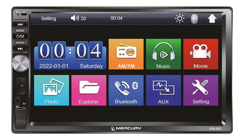 Estereo Pantalla 7 Tactil Bluetooth Usb Mirror Espejamiento 0