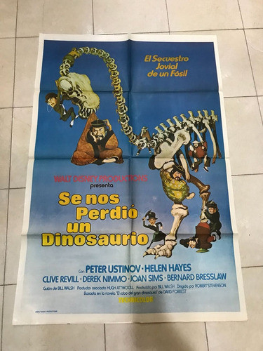 Antiguo Afiche De Cine-c/peter Ustinov- Walt Disney 0