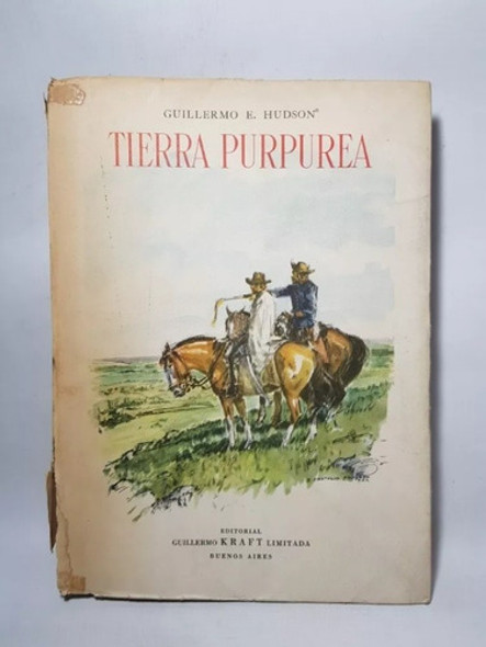 Antiguo Libro Tierra Purpurea Hudson Kraft 1956 Mag 57631 0