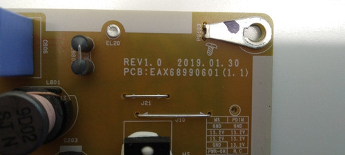 Placa Fuente LG 43lm6350 Psb Eax68990601(1.1) 1