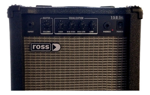 Amplificador Ross 15 Wats Para Bajo Con Eq 1