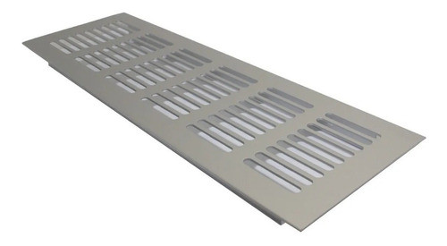 6 Grades De Ventilação 400x80mm Aluminio Fosco 1