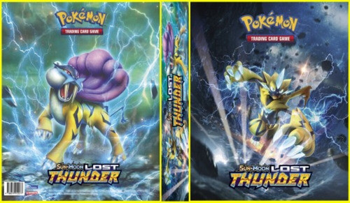 Album Pokémon Para Cards Tipo Fichário - Sm Lost Tunder 1