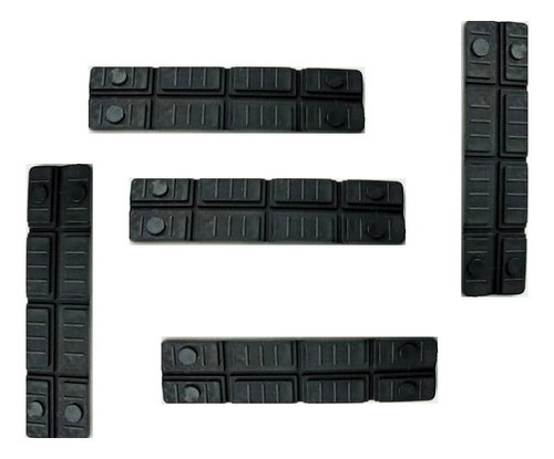 Calzo Plástico 6mm Para Vidrios Negros X 100u 0