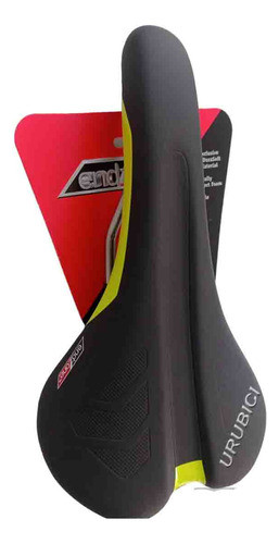 Asiento Mtb O Ruta Endzone Negro Con Linea Verde. Nuevo. 0