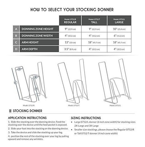 Ayuda Para Colocarse Medias De Compresion - Tamaño S A Xl 1