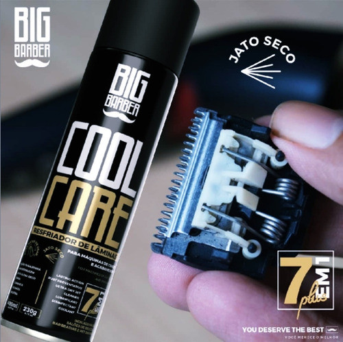 Resfriador De Lâminas Cool Care 7 Em 1 Big Barber Corrosão 1