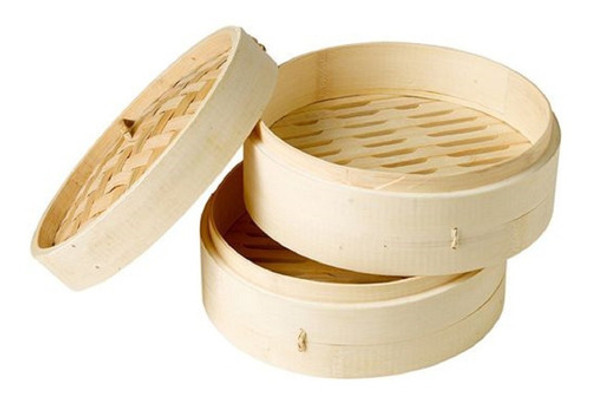 Vaporera Bambu Doble 24 Cm 0