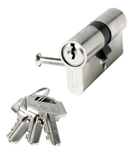 Cilindro Tambor Cerradura Bronce Simetrico 70mm X6u. 0