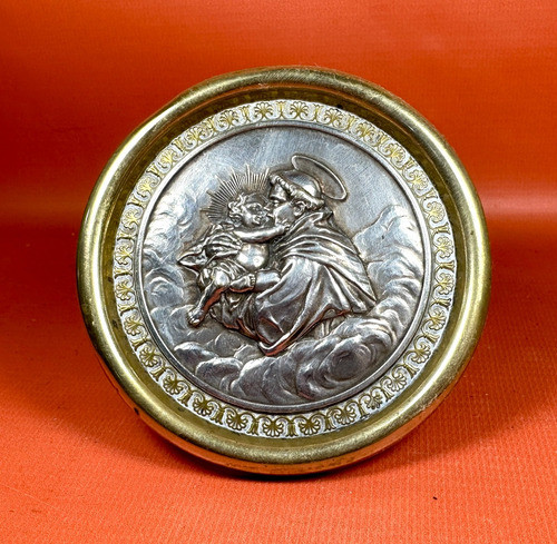 Fino Retrato | San Francisco De Asís | Plata Y Bronce 1