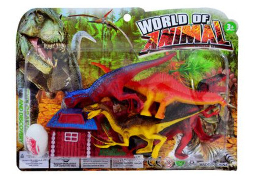 Set De Dinosaurios 5 Piezas En Blister 26x20cm - 53299 0