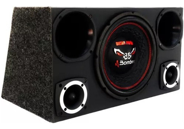Caja Trio Bomber Bicho Papao 12 Pulgadas Completo Automotivo 1