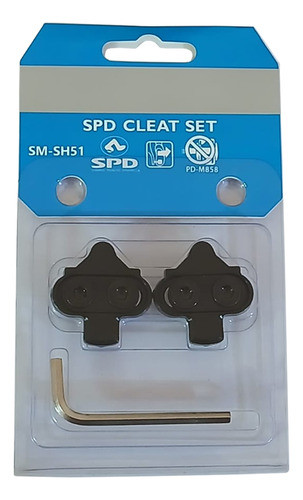Taco Taquinho Sapatilha Pedal Clip Bicicleta Mtb Sm-sh51 0