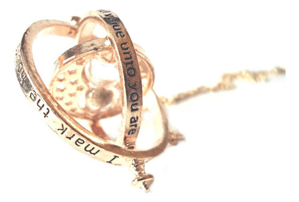 Giratiempo Collar Hermione Granger Grabado Harry Potter Hp 0 Giratiempo Collar Hermione Granger Grabado Harry Potter Hp 0